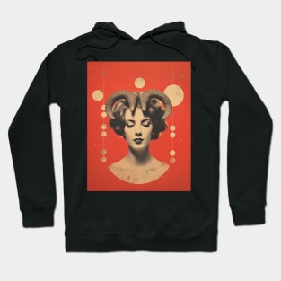 Aries collage art astrology Hoodie